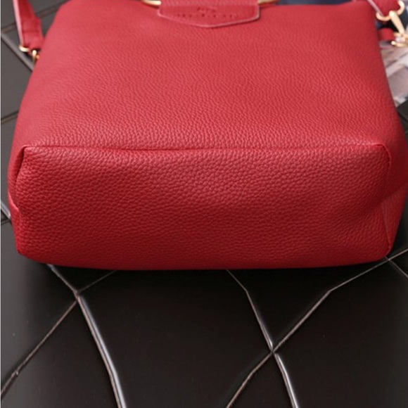 Set of 3 Purses, Red Leather Purse Set - Picture 3 of 3